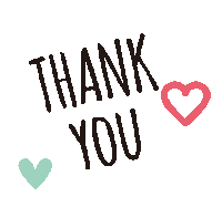 Thank You Heart Sticker - Thank You Heart Stickers