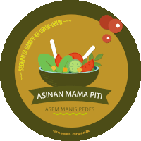 Asinan Asinan Mama Piti Sticker - Asinan Asinan Mama Piti Logo Stickers