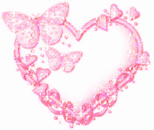 Pink Heart Pink Heart Sparkles GIF - Pink Heart Pink Heart Sparkles Glittery GIFs