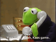 Kermit Dex GIF - Kermit Dex Your Turn GIFs