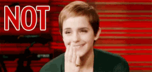 Not Telling GIF - Emma Watson Not GIFs