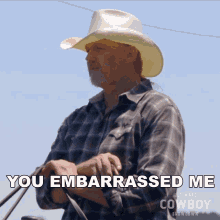 You Embarrassed Me Trace Adkins GIF - You Embarrassed Me Trace Adkins Ultimate Cowboy Showdown GIFs
