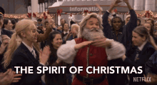 The Spirit Of Christmas Gonna Save The Day Santa Claus GIF - The Spirit Of  Christmas Gonna Save The Day Santa Claus Kurt Russell - Discover & Share  GIFs