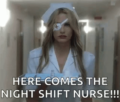 Nurse Lethal GIF - Nurse Lethal Here Comes The Night Shift Nurse - Discover...
