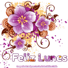 Feliz Lunes Flowers GIF - Feliz Lunes Flowers Sparkle GIFs