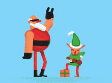 Metal Christmas Christmas Elf GIF - Metal Christmas Christmas Elf Rock And Roll GIFs