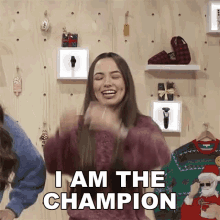 I Am The Champion Vanessa Jo Merrell GIF - I Am The Champion Vanessa Jo Merrell Merrell Twins GIFs