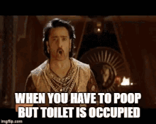 constipated angry chutiya toilet poop