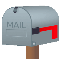 Closed Mailbox With Lowered Flag Objects Sticker - Closed Mailbox With Lowered Flag Objects Joypixels Stickers
