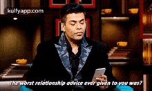 the worst relationship advice ever given to you was%3F shahid kapoor kwk hindi kulfy