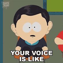Your Voice Is Like Butter To Our Ears Casey Miller GIF - Your Voice Is Like Butter To Our Ears Casey Miller South Park GIFs