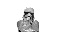 star wars storm trooper sticker x factor thumbs up