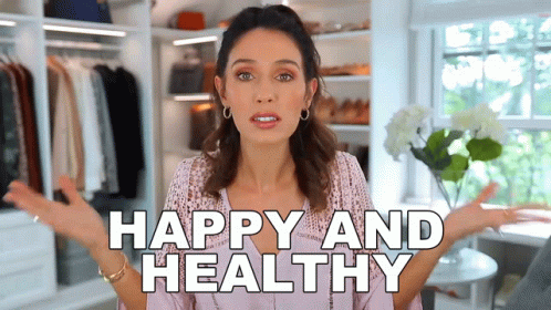 Its All About Being Happy And Healthy GIF - Its All About Being Happy And Healthy Shea Whitney - Discover &amp; Share GIFs