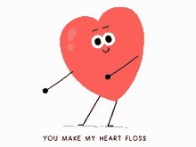 Heart Floss GIF - Heart Floss GIFs