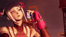 street fighter juri phone what angry