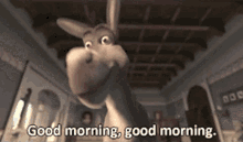 Shrek Donkey GIF - Shrek Donkey Good Morning Good Morning GIFs