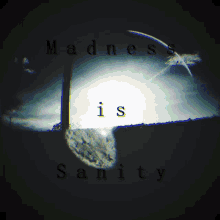 madness is sanity madness sunset
