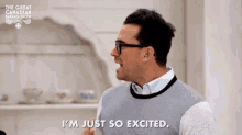 Stoked GIF - The Great Canadian Baking Show Im Just So Excited Excited GIFs