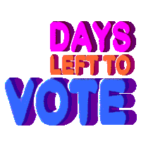 Five Days Five Days Left To Vote Sticker - Five Days Five Days Left To Vote Go Vote Stickers