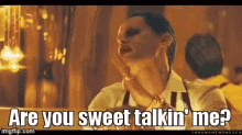 Are You Sweet Talking To Me Joker GIF - Are You Sweet Talking To Me Joker Jared Leto GIFs