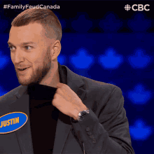 its getting hot justin family feud canada nervous feeling the pressure