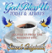 Swash God Bless Us GIF - Swash God Bless Us Coffee GIFs