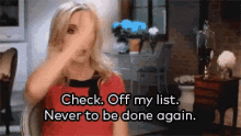 Check List GIF - Check List Never To Be Done GIFs