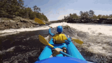 person rafting