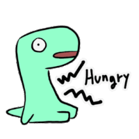 Hangry Famished Sticker - Hangry Famished Hungry Stickers