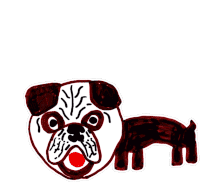Poised Pug Veefriends Sticker - Poised Pug Veefriends Composed Stickers