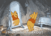 Winnie The Pooh Workout GIF - Winnie The Pooh Workout Morning Workout GIFs