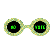Vote Go Vote Sticker - Vote Go Vote Register To Vote Stickers