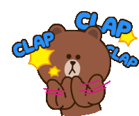 Clapping Clap Clap Sticker - Clapping Clap Clap Brown Stickers
