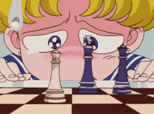 Sailor Moon Chess GIF - Sailor Moon Chess Checkmate GIFs