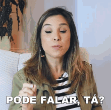 Pode Falar Tá Carina Fragozo GIF - Pode Falar Tá Carina Fragozo English In Brazil By Carina Fragozo GIFs