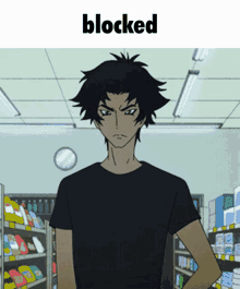 Anime Boy GIF - Anime Boy Blocked GIFs