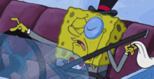 Spongebob Fancy GIF - Spongebob Fancy Driving GIFs