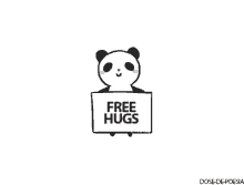 Free Hugs Panda GIF - Free Hugs Panda Cute GIFs