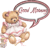 Good Morning Bear Sticker - Good Morning Bear Teddy Bear Stickers