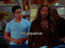 No, Aquarius GIF - No Aquarius Wilmer Valderrama GIFs