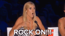 Rockon GIF - Agt Americas Got Talent Heidi Klum GIFs