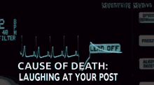 Flatline Laugh At Your Post GIF - Flatline Laugh At Your Post Moonchold Memes GIFs