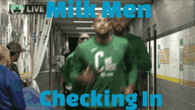 Milk Men GIF - Milk Men Checking GIFs