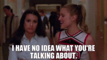 Glee Quinn Fabray GIF - Glee Quinn Fabray I Have No Idea What Youre Talking About GIFs