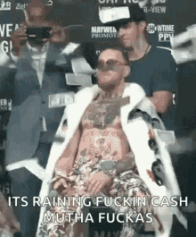 mcgregor cash money raining money raining fucking cash
