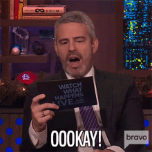 Oookay Andy Cohen GIF - Oookay Andy Cohen Watch What Happens Live GIFs