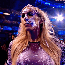 Charlotte Flair Pie Face GIF - Charlotte Flair Pie Face Nutted GIFs