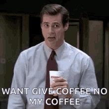 jim carrey coffee want give coffee not my coffee no