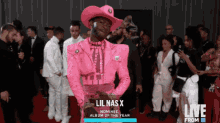 red carpet2020 lil nas x album of the year slow mo