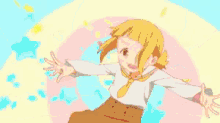 三ツ星カラーズ アニメ　漫画　少女 GIF - Mitsuboshi Colors GIFs